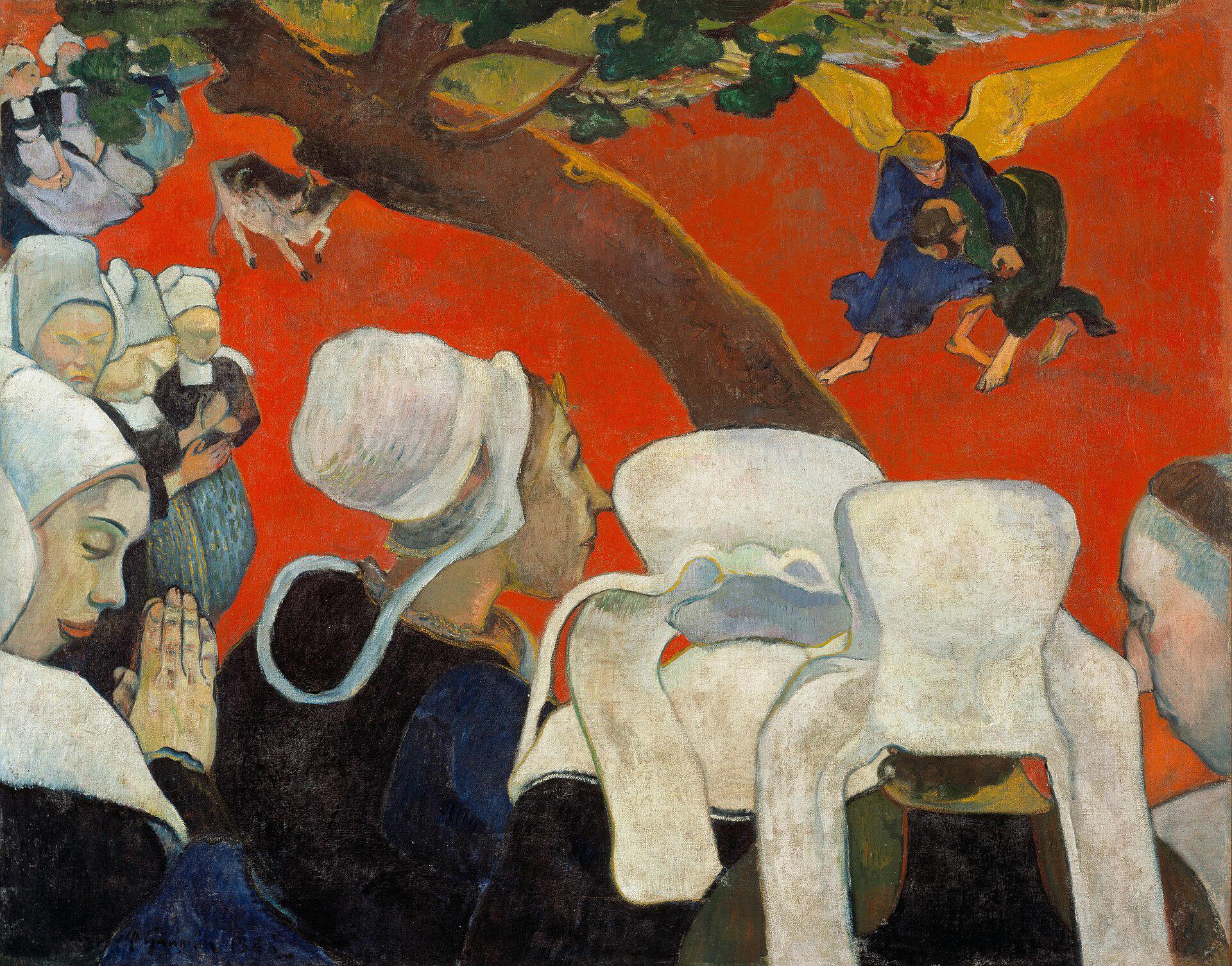 GAUGUIN la vision après le sermon